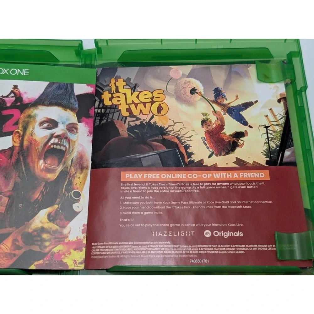 Rage 2 - Microsoft Xbox One Complete CIB Manual